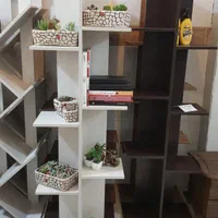 کتابخانه ۸ طبقه کد ۶۰۸ ( استند گل )|کتابخانه، شلف، قفسه‌های دیواری|اصفهان, خواجو|دیوار