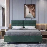 تختخواب*تخت*سرویس خواب*طرح Roz*MDF