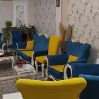 مبل ۷نفره|مبلمان خانگی و میز عسلی|رشت, رودباری|دیوار