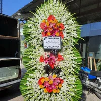 تاج گل ۳طبقه جشنی تبریکی ترحیمی خاکسپاری مزار