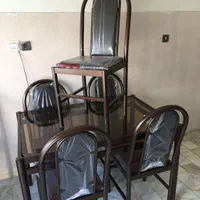 غذاخوری ۴ نفره میزناهارخوری چکشی|میز و صندلی غذاخوری|تهران, حسن‌آباد|دیوار