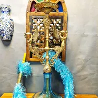 قلیان دوفرشته برنزی سنگین (تولیدی)