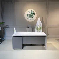 میز مدیریت مدرن به همره پنل در قسمت جلو، کتابخانه|دفتر کار|تهران, خلیج فارس|دیوار
