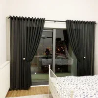 پرده پانچی تکمیل/پنجره ۳ متری ائلوین،برند اعتماد