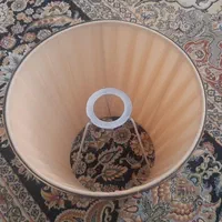دوعدد شید آباژور کرمی|چراغ خواب و آباژور|تهران, کیانشهر|دیوار