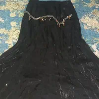 دامن مشکی مجلسی فری سایز مدل چروک وشال ست|لباس|تهران, امامت|دیوار