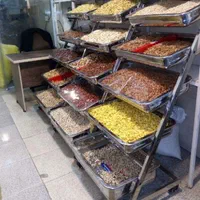 دکور قفسه آجیل و خشکبار استیل|کافی‌شاپ و رستوران|قم, شهدا|دیوار