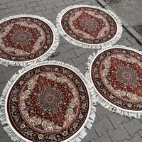فرش ماشینی گرد هریس ۱۰۰۰ شانه نخ اکرلیک آلمانی
