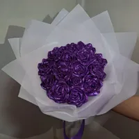 دسته گل ربان،باکس گل|گل مصنوعی|اسلام‌شهر, |دیوار