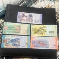 اسکناس نیم ست ۵ برگ کشور ونزولا کلکسیونی|کلکسیون سکه، تمبر، اسکناس|اراک, |دیوار