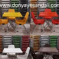 انواع میز و صندلی پلاستیکی باغی کافه جیگرکی