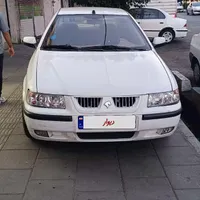 سمند مدل ۹۲ سفید صندلی برقی ۲ اربک آینه برقی