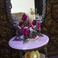 آیینه وشمعدان تمام برنزه
