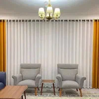 پرده پانچ حریرمخمل رنگی کد۲۶۶|پرده، رانر، رومیزی|اصفهان, ردان|دیوار