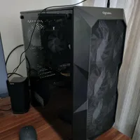 کیس گیمینگ rx5700xt با مانیتور و لوازم|رایانه رومیزی|تهران, نارمک|دیوار