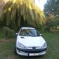 پژو SD 206 V8 مدل 97|خودرو سواری و وانت|رشت, باهنر|دیوار