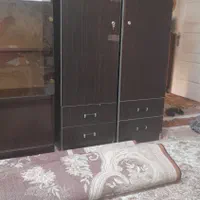 یک عدد کمد لباس یک عدد کتابخانه یک عدد جا کفشی|کتابخانه، شلف، قفسه‌های دیواری|پرند, |دیوار