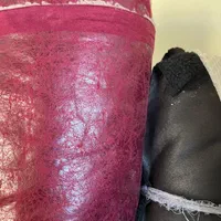 پارچه تدی پشت چرم
