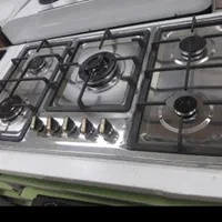 اجاق گاز صفحه ای شیشه ۵شعله رز گاز مدل cooker|اجاق گاز و لوازم برقی پخت‌وپز|رشت, رشتیان|دیوار