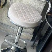 صندلی اپن جکدار استیل کروم با روکش پارچه‌ای|صندلی و نیمکت|تهران, یافت آباد جنوبی|دیوار