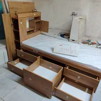 تخت یک نفره .سرویس خواب .تخت یک نیم نفره فلور|تخت و سرویس خواب|مشهد, گلبرگ شمالی|دیوار