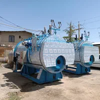 دیگ بویلر بخار 3 تن با مشعل دو گانه