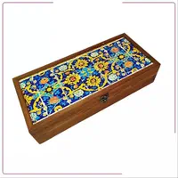 جعبه چوبی زعفران و دمنوش 38*17 مدل آریان|صنایع دستی و سایر لوازم تزئینی|تهران, شهرک استقلال|دیوار