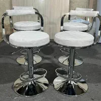 صندلی اپن جکدار استیل کروم با روکش پارچه‌ای|صندلی و نیمکت|تهران, یافت آباد جنوبی|دیوار