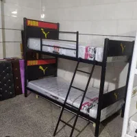 تخت خواب دو طبقه مشکی|تخت و سرویس خواب|اصفهان, هفتون|دیوار