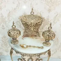 ساعت مجسمه‌ای و وسایل پذیرایی برنز|صنایع دستی و سایر لوازم تزئینی|قم, نخودی|دیوار