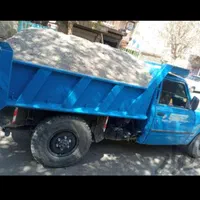 حمل نخاله ماسه خاکبرداری آجر خاک نیسان کمپرسی