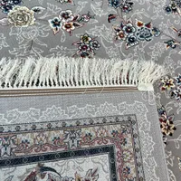 فرش ۷۰۰ شانه گیلدا نقره ای طوسی|فرش|کرج, اصفهانی‌ها|دیوار