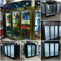 یخچال فریزر صندوقی فروشگاه صنعتی ایستاده سوپرمارکت