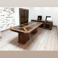 میز اداری دفترکار کنفرانسی تمام وکیوم|مبلمان اداری|رشت, دیلمان|دیوار