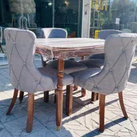 میز و صندلی ناهارخوری نهارخوری 4 نفره لوکاس|میز و صندلی غذاخوری|کرمانشاه, |دیوار
