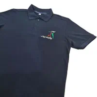 تیشرت تبلیغاتی سرمه‌ای با گلدوزی لوگو شما|لباس|باقرشهر, |دیوار