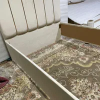 تخت یک نیم نفره اطلس کد ۱۲۰|تخت و سرویس خواب|مشهد, زمرد|دیوار