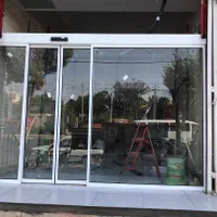 درب شیشه ایی برقی،شیشه اتومات دانکر،اچیلان در|مصالح و تجهیزات ساختمان|کرج, شهرک اوج|دیوار