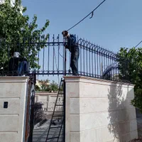 حفاظ شاخ گوزنی بوته ای اکاردیون باغشهر خانه|مصالح و تجهیزات ساختمان|شیراز, شهرک بزین|دیوار