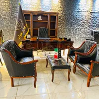 مبلمان سلطنتی اداری چستر سبز|دفتر کار|آبیک, |دیوار