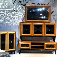 تولیدی آینه کنسول و میز تلویزیون چوبی بدون حصیر