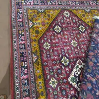 قالی دو متر بیست در یک متر نیم نقشه ماهی در هم