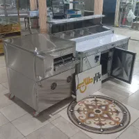 فر ساندویچی چرخ سیارفلافل اجاق ساندویچ صنعتی اغذیه|کافی‌شاپ و رستوران|اصفهان, تخت فولاد|دیوار
