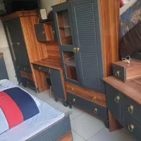 سرویس خواب تخت کمد بوفه میز ارایش میز تحریر تشک|تخت و سرویس خواب|همدان, |دیوار