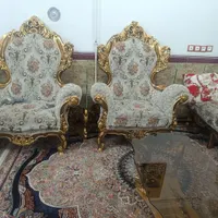 مبل سلطنتی 9نفرچوپ راش درحدنو جوانرود|مبلمان خانگی و میز عسلی|جوانرود, |دیوار