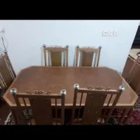میزنهارخوری ۶ نفره فلزی  و۶صندلی|میز و صندلی غذاخوری|بندر ماهشهر, |دیوار