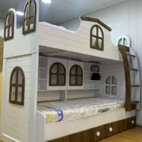 ساخت تخت خواب دو طبقه ام دی اف