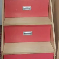 تخت دوطبقه کودک با تشک  تمام ام دی اف جنس درجه یک|تخت و سرویس خواب|شیراز, منطقه هوایی شهید دوران|دیوار