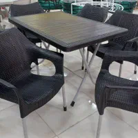 میز و صندلی غذاخوری پایه فلزی تاشو مدل کامفورت|میز و صندلی غذاخوری|چهارباغ, |دیوار