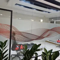 ماتکن شیشه برچسب پارتیشن مات کن رنگی سندبلاست